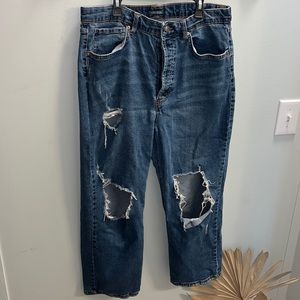 Wild Fable Ripped Mom Jeans Size 14